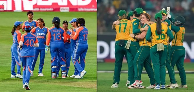 India Women’s National Cricket Team vs South Africa Women’s National Cricket Team Timeline