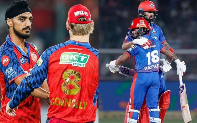 Punjab Kings vs Delhi Capitals Standings